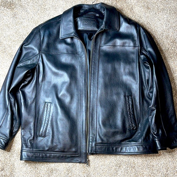 Premium leather coat - Picture 1 of 5